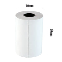 Till Rolls 57mm x 40mm thermal paper roll pdq card machine