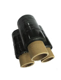 Black Mini Pallet Stretch Shrink Wrap Parcel Packing Cling Film 100mm X 150 meter - Till Rolls Global 