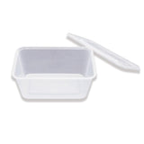 Food Containers Plastic Takeaway Microwave Safe Storage Boxes and lids 650ML - Till Rolls Global 