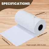 80x40mm Thermal Paper Till Rolls BPA Free Receipt Rolls for POS, Card Machine, Just Eat & Uber Eats