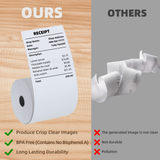 80x40mm Thermal Paper Till Rolls BPA Free Receipt Rolls for POS, Card Machine, Just Eat & Uber Eats