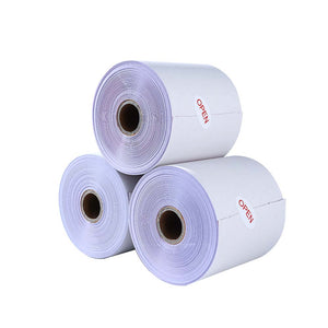 76mm X 76mm 2 Ply Non Thermal Carbonless Kitchen Rolls