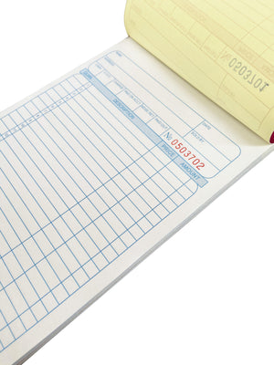Invoice Books -Carbonless Duplicate Invoice Book 50 Pages - Till Rolls Global 